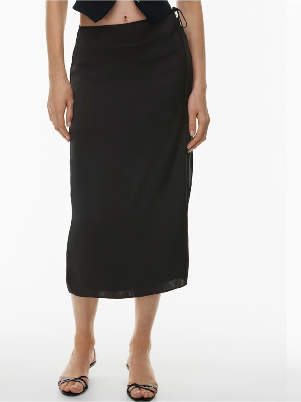 Wilfred Black Maxi Skirt